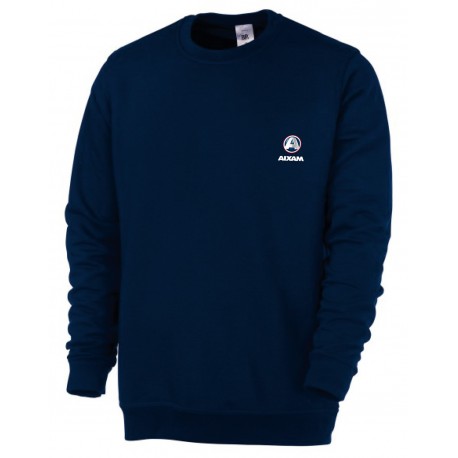 Sweat-shirt unisexe bleu nuit 320g/m2 qualité professionnelle